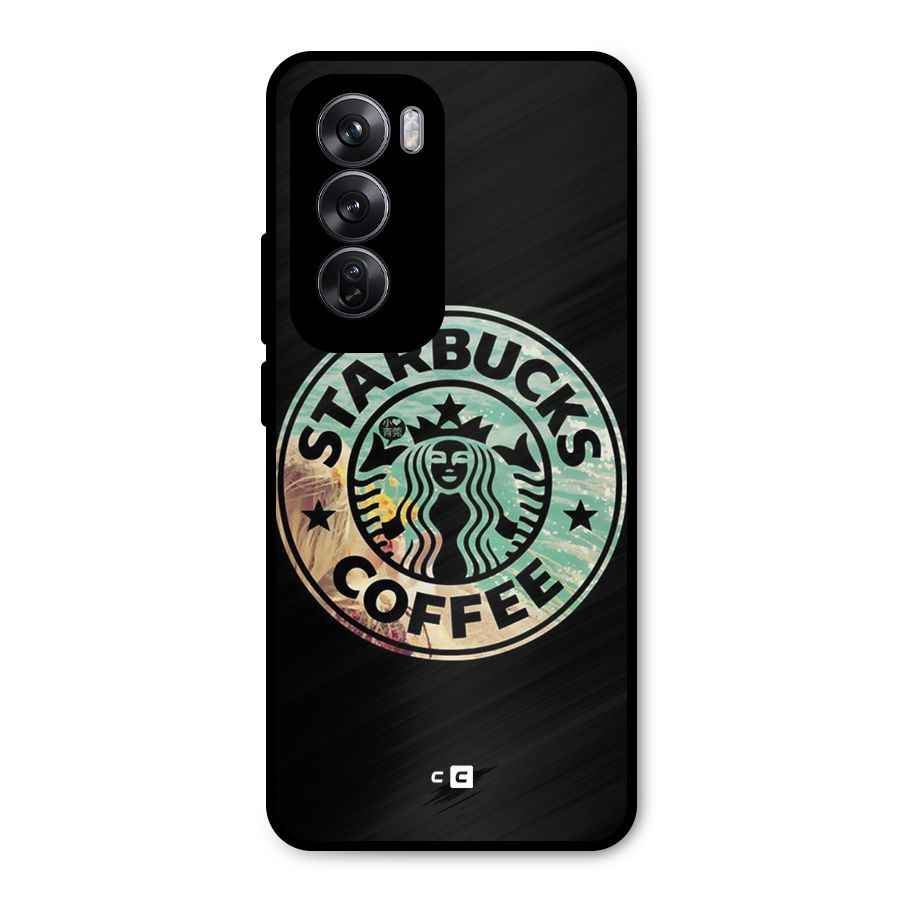 Coffee StarBucks Metal Back Case for Oppo Reno12 Pro