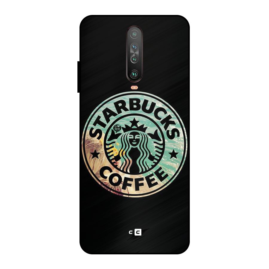 Coffee StarBucks Metal Back Case for Poco X2