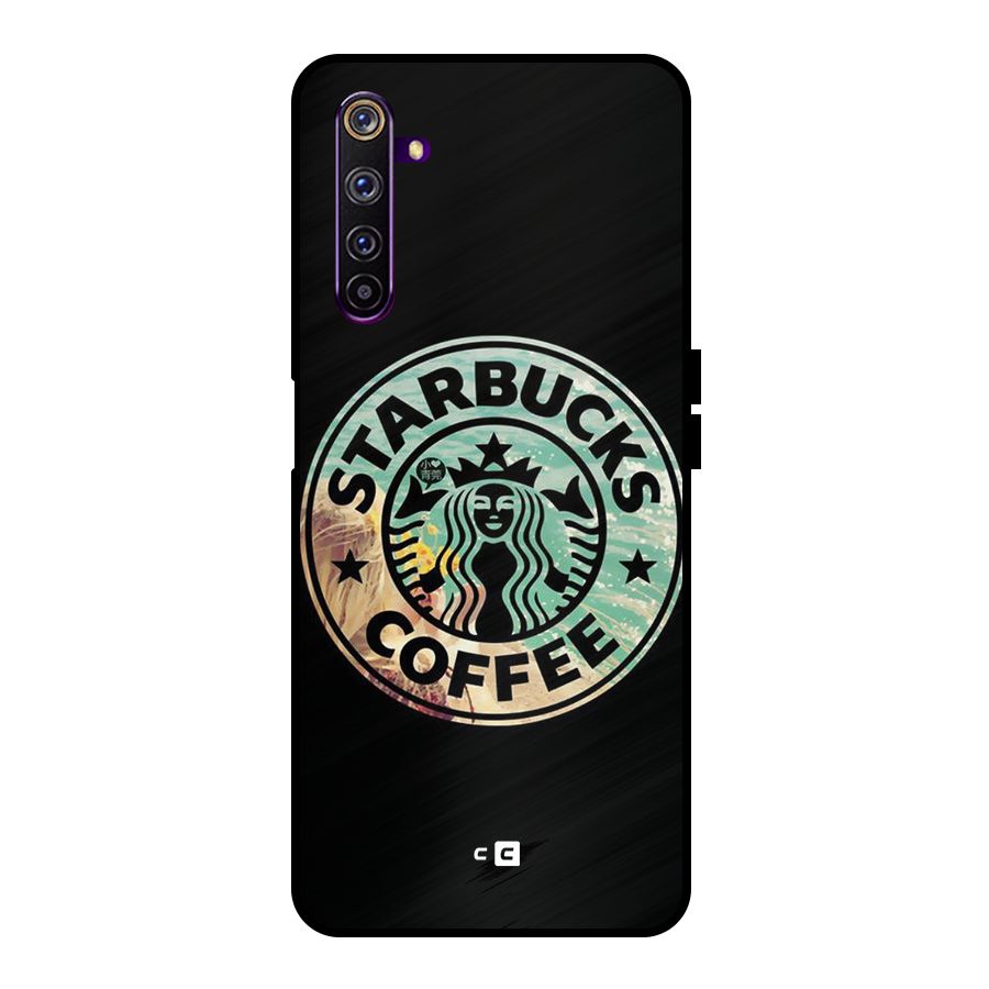 Coffee StarBucks Metal Back Case for Realme 6 Pro