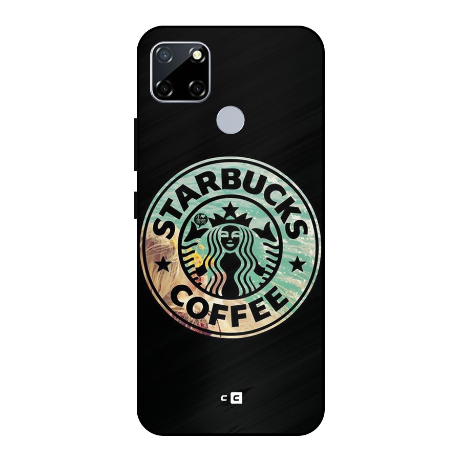 Coffee StarBucks Metal Back Case for Realme Narzo 30A