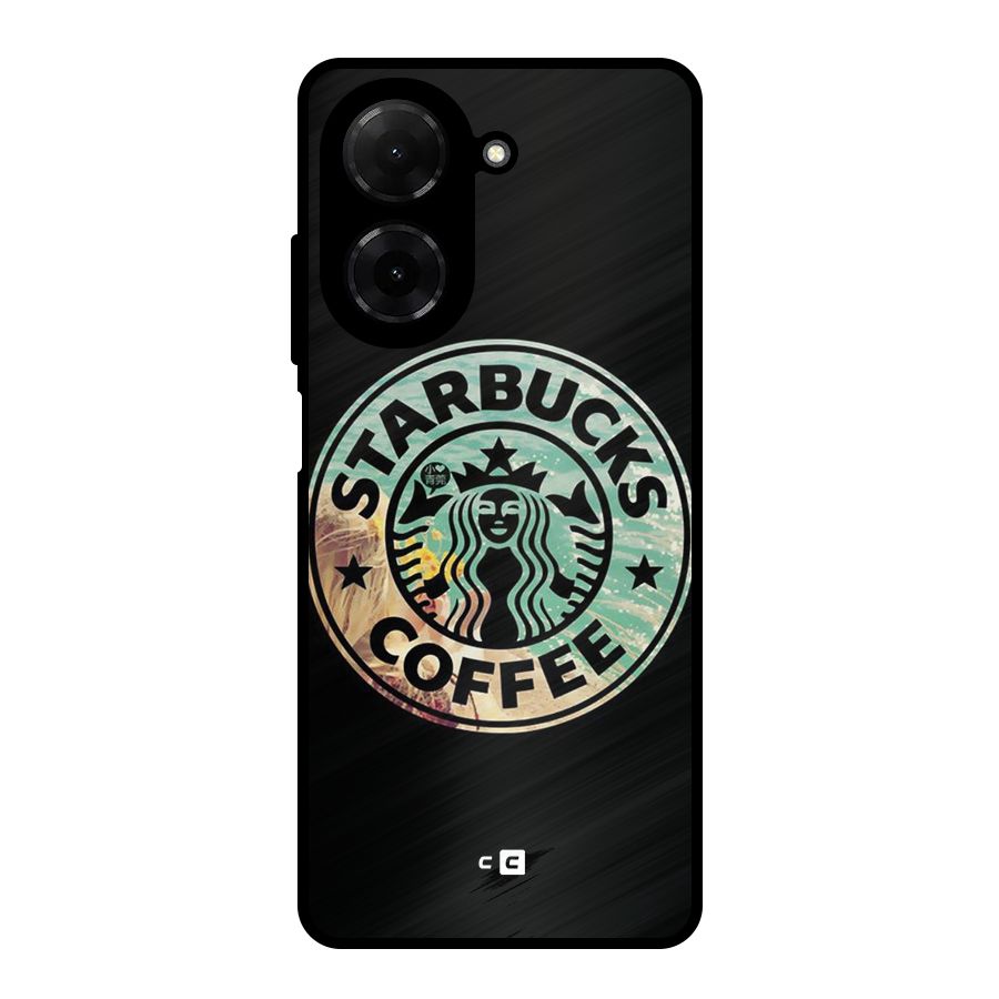 Coffee StarBucks Metal Back Case for Redmi A5 4G