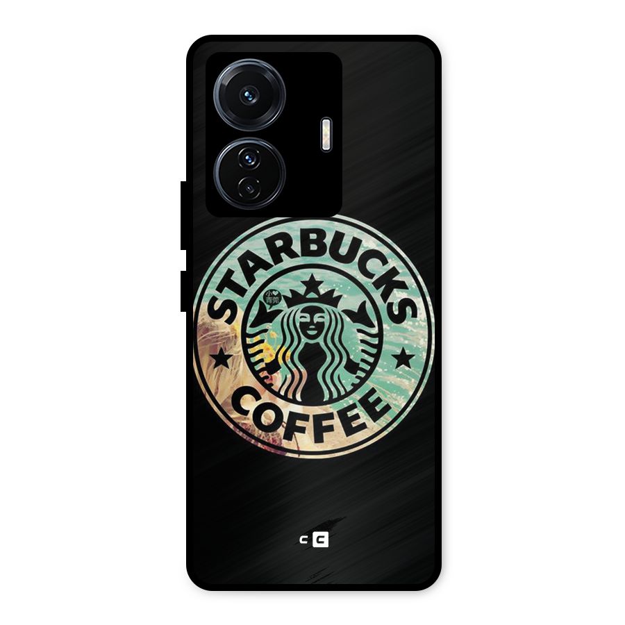 Coffee StarBucks Metal Back Case for Vivo T1 Pro
