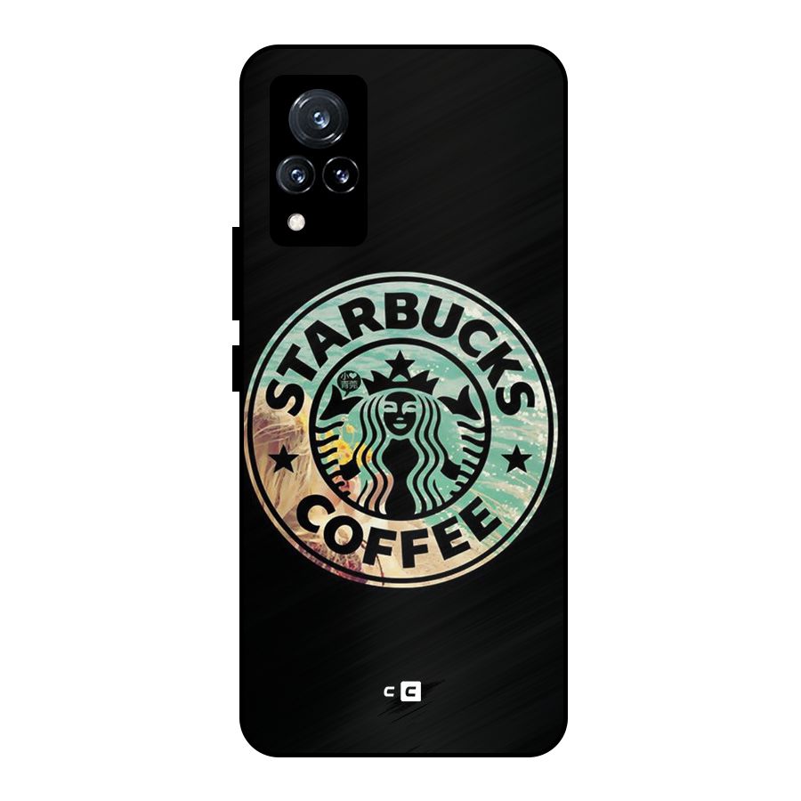 Coffee StarBucks Metal Back Case for Vivo V21 5G