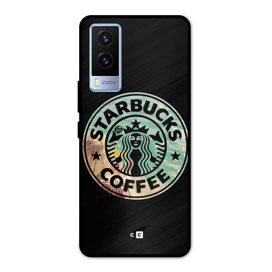 Coffee StarBucks Metal Back Case for Vivo V21e 5G