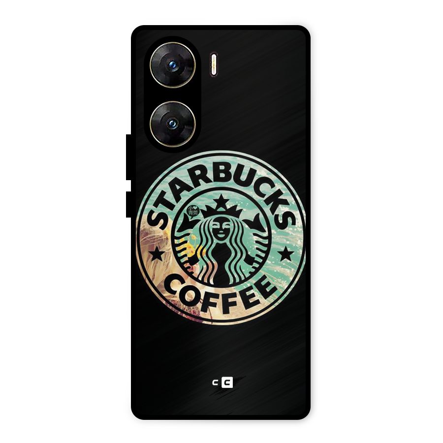 Coffee StarBucks Metal Back Case for Vivo V29e