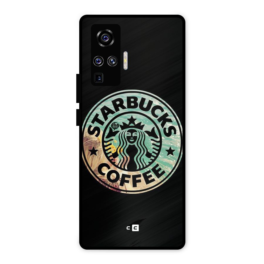 Coffee StarBucks Metal Back Case for Vivo X50 Pro