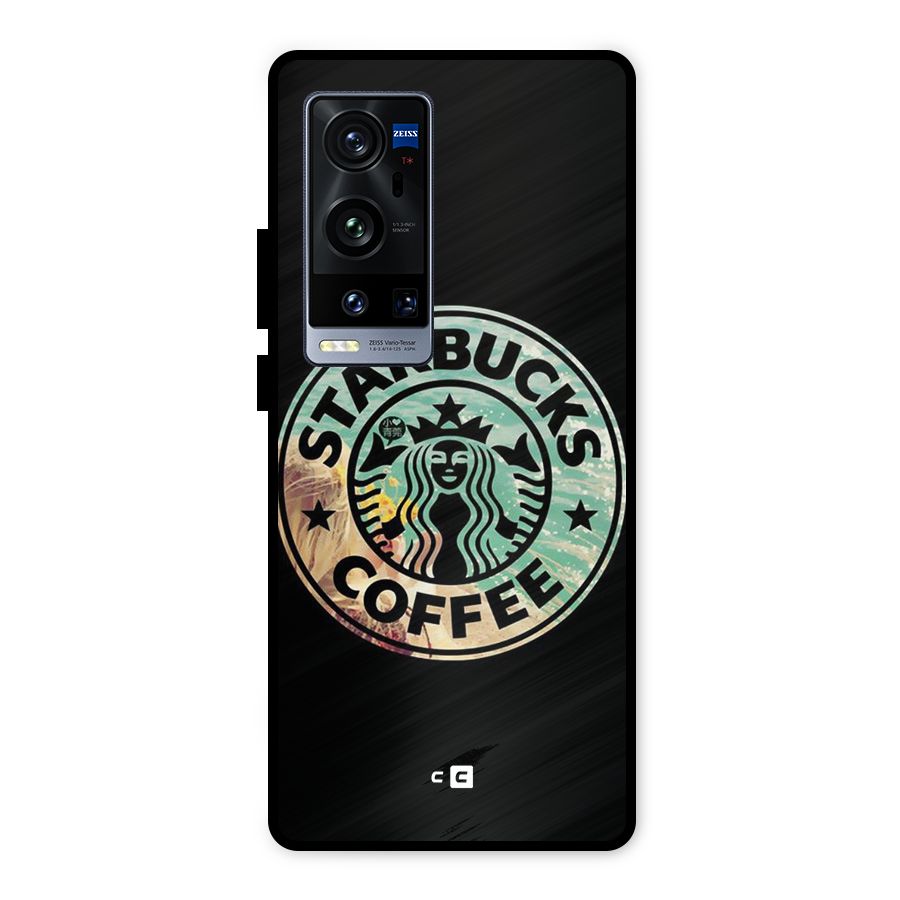Coffee StarBucks Metal Back Case for Vivo X60 Pro Plus