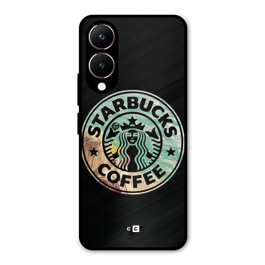 Coffee StarBucks Metal Back Case for Vivo Y28