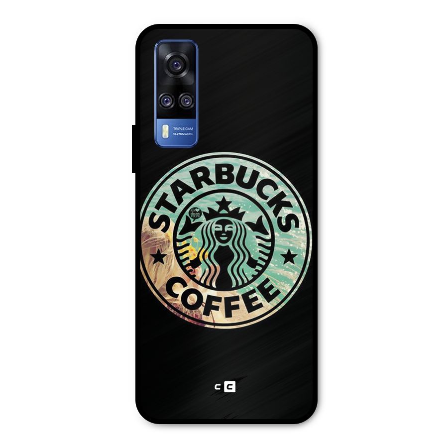 Coffee StarBucks Metal Back Case for Vivo Y31