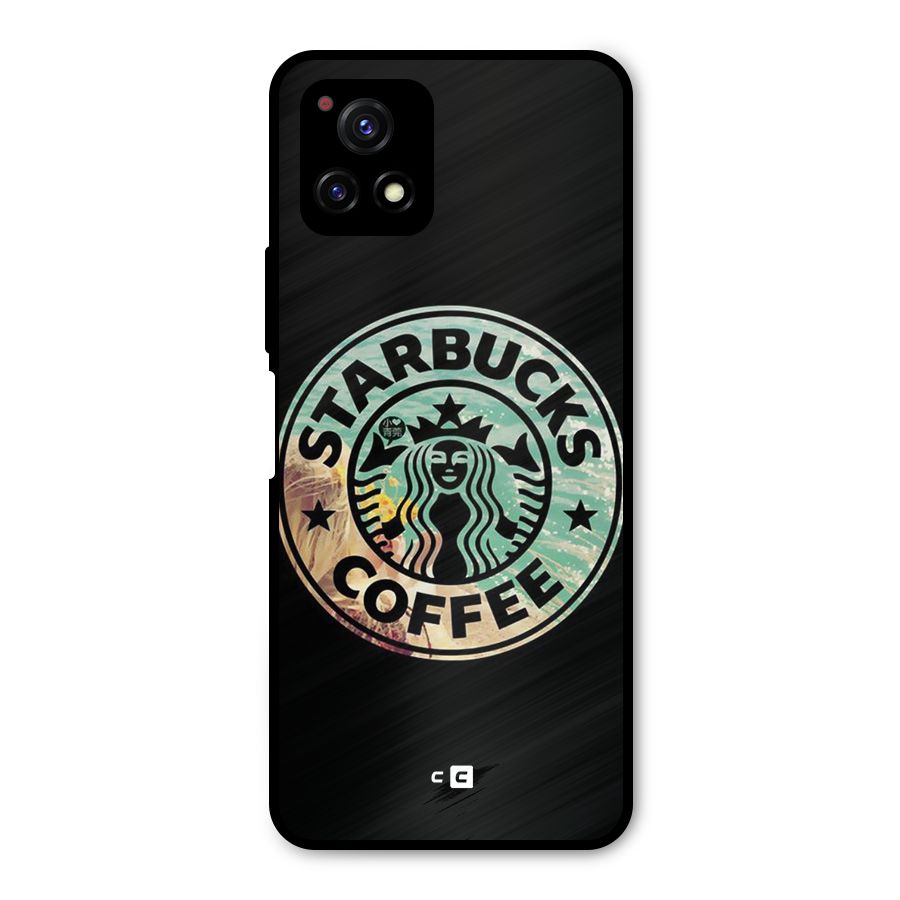 Coffee StarBucks Metal Back Case for Vivo Y72 5G