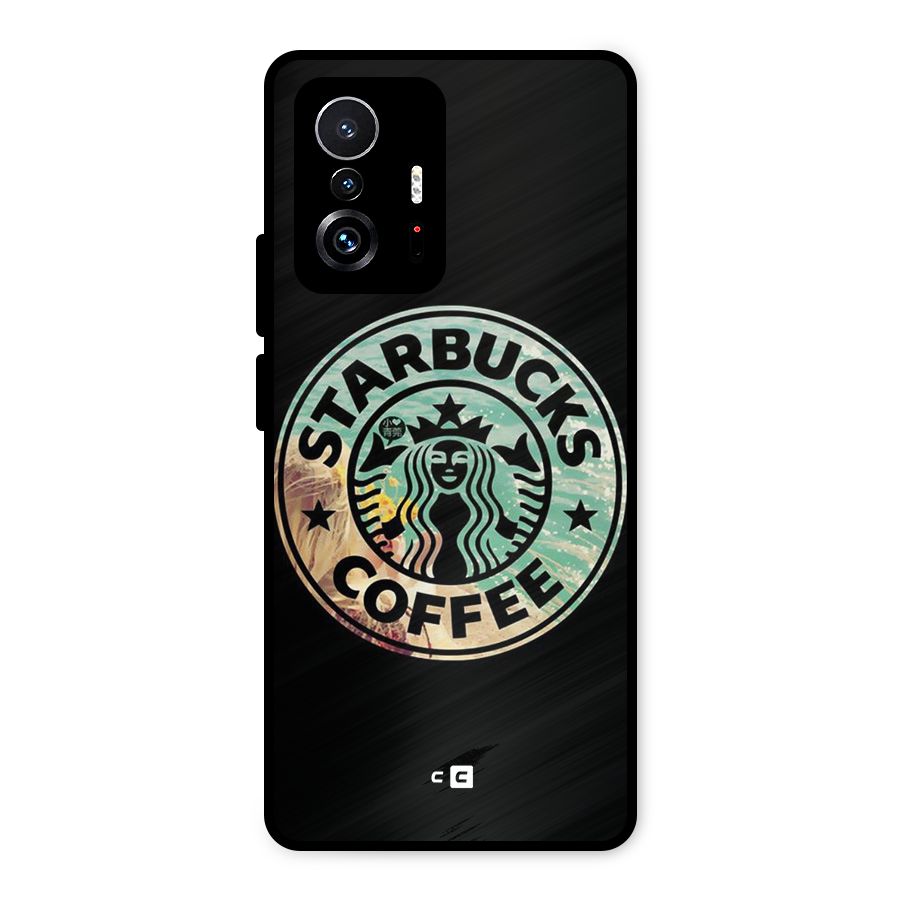 Coffee StarBucks Metal Back Case for Xiaomi 11T Pro