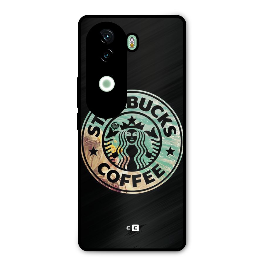 Coffee StarBucks Metal Back Case for iQOO Z9s