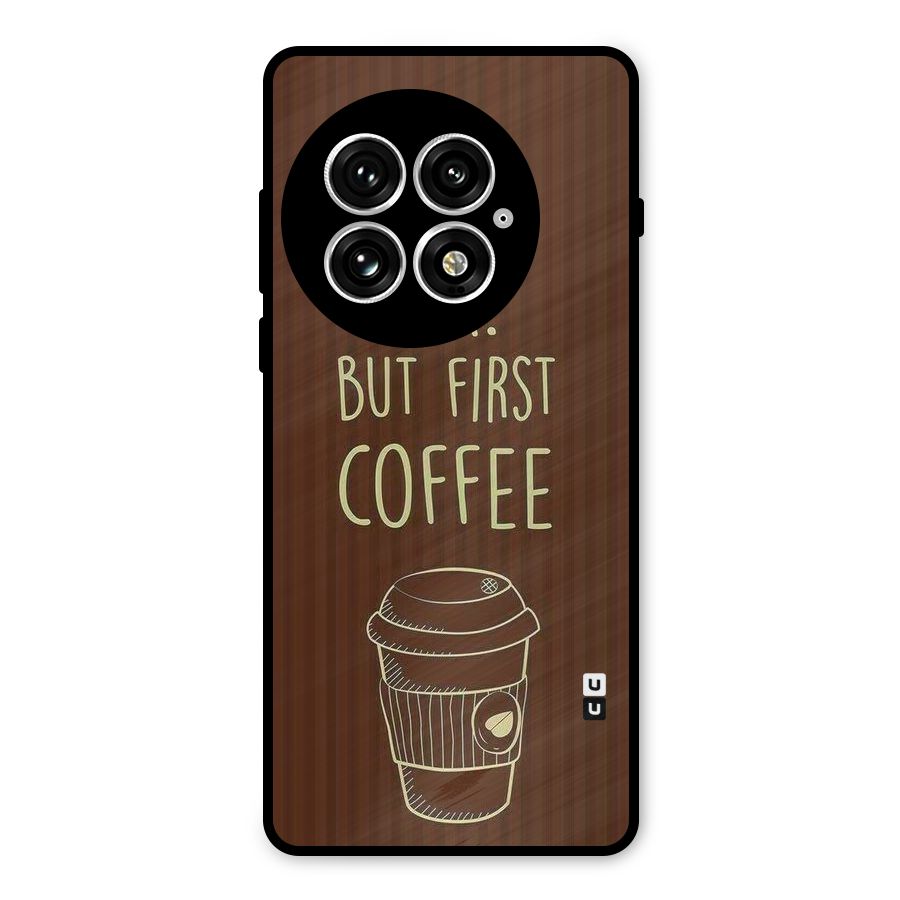 Coffee Stripes Metal Back Case for OnePlus 13