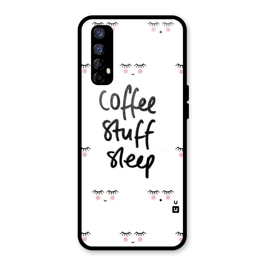 Coffee Stuff Sleep Glass Back Case for Realme Narzo 20 Pro