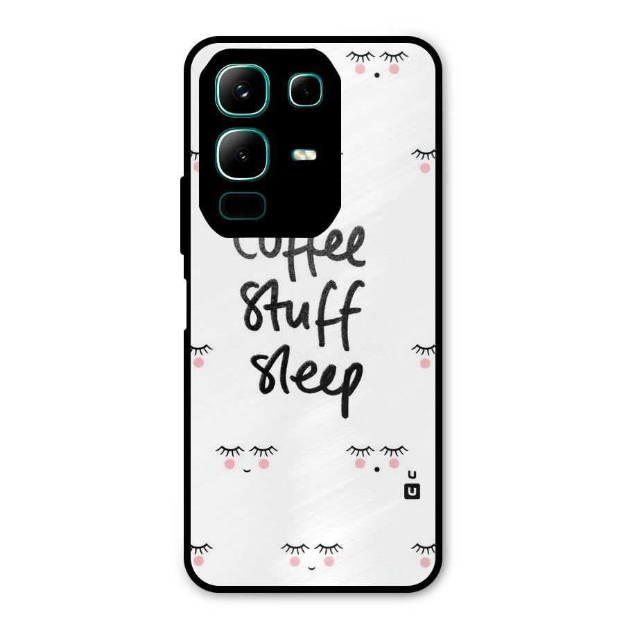 Coffee Stuff Sleep Metal Back Case for Infinix Note 50x