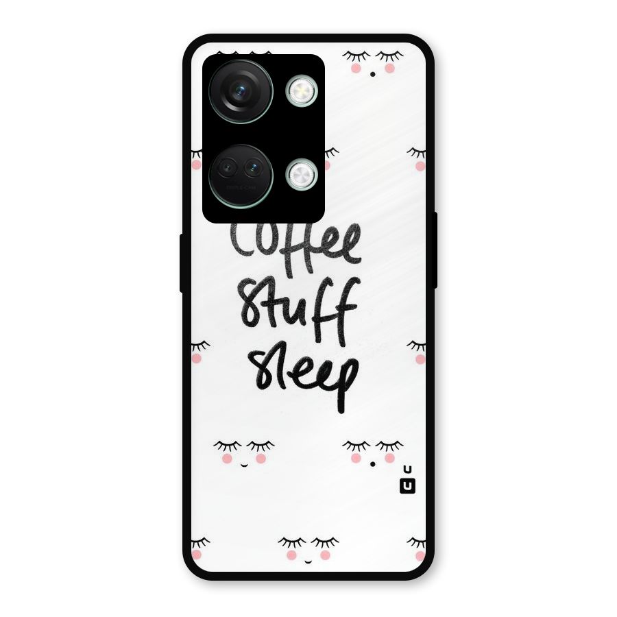 Coffee Stuff Sleep Metal Back Case for OnePlus Nord 3