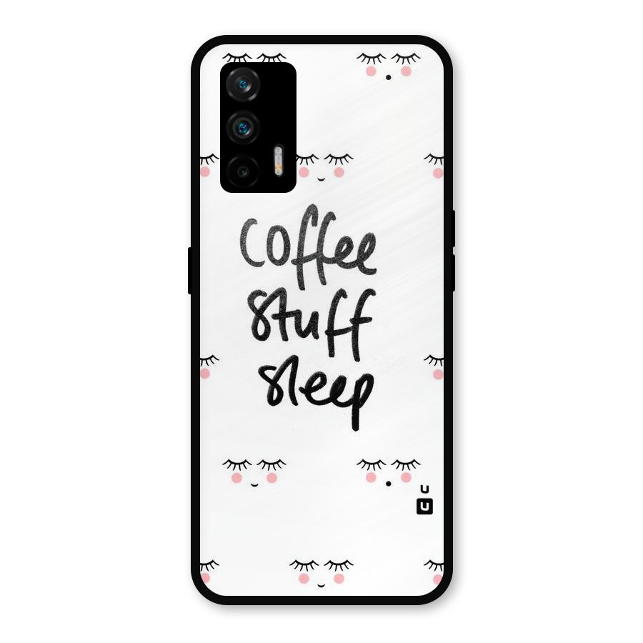 Coffee Stuff Sleep Metal Back Case for Realme GT 5G