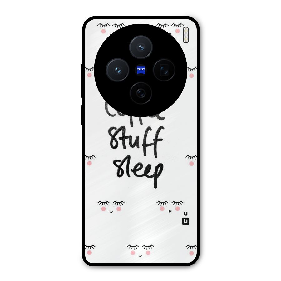 Coffee Stuff Sleep Metal Back Case for Vivo X200