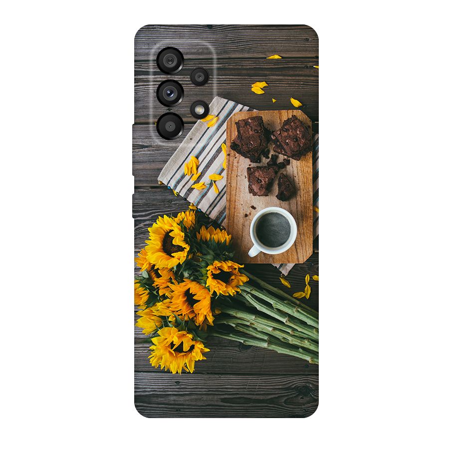 Coffee and Flowers Original Polycarbonate Back Case for Galaxy A53 5G