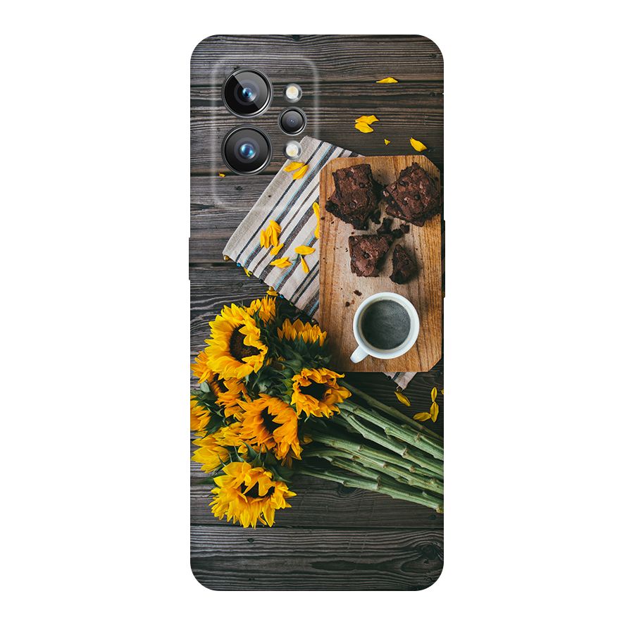 Coffee and Flowers Original Polycarbonate Back Case for Realme GT2 Pro