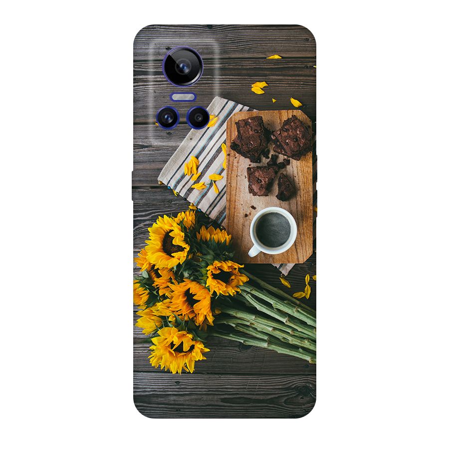 Coffee and Flowers Original Polycarbonate Back Case for Realme GT Neo 3