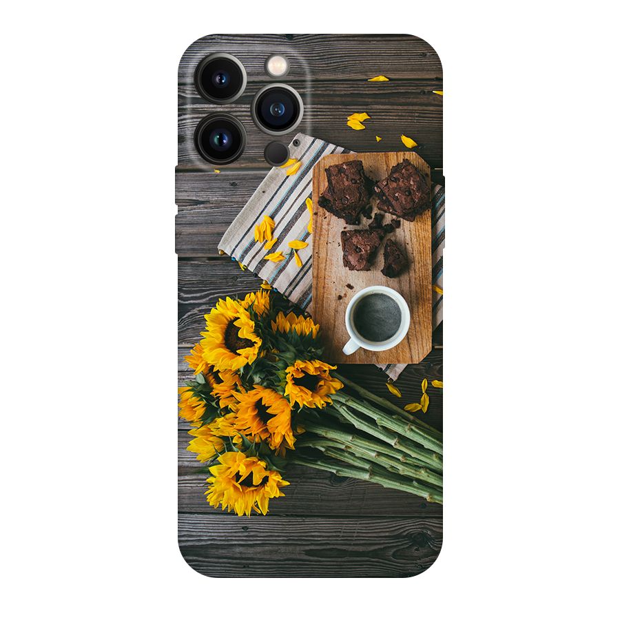 Coffee and Flowers Original Polycarbonate Back Case for iPhone 13 Pro Max
