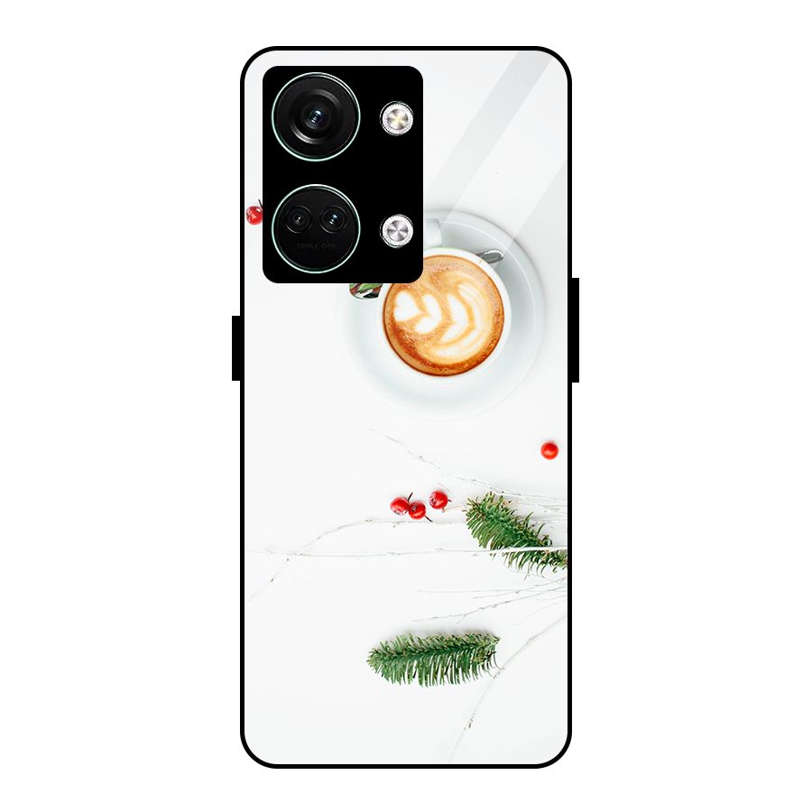 Coffee and Leafs Glass Back Case for Oneplus Nord 3