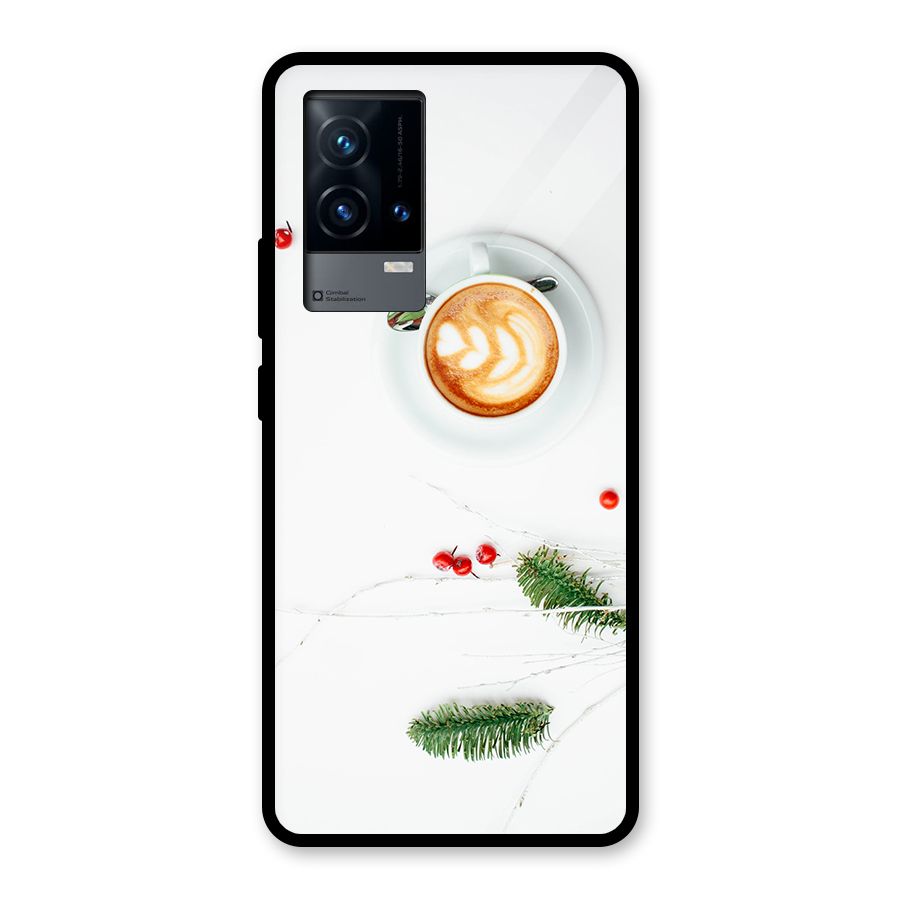Coffee and Leafs Glass Back Case for iQOO 9 5G