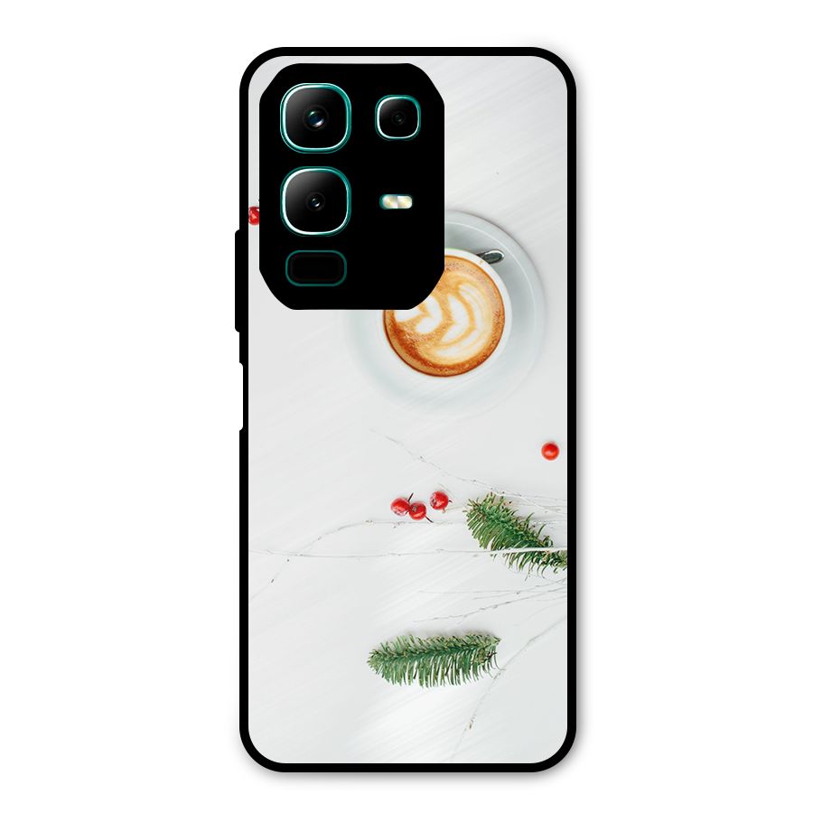 Coffee and Leafs Metal Back Case for Infinix Note 50x
