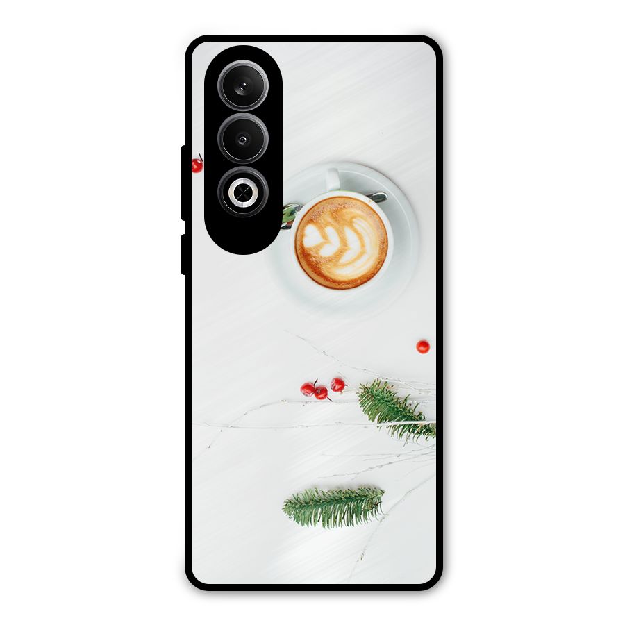Coffee and Leafs Metal Back Case for OnePlus Nord CE4