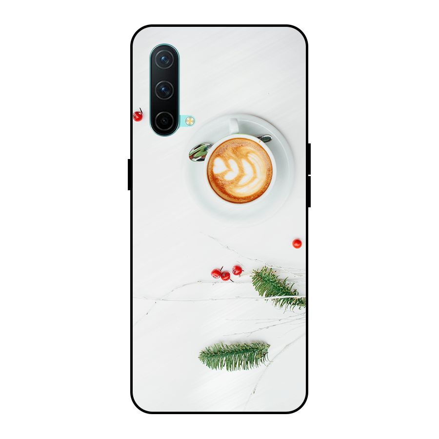 Coffee and Leafs Metal Back Case for OnePlus Nord CE 5G