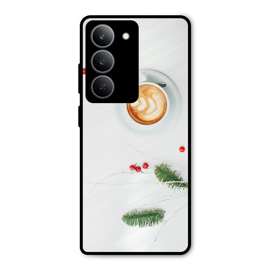 Coffee and Leafs Metal Back Case for Realme P3x