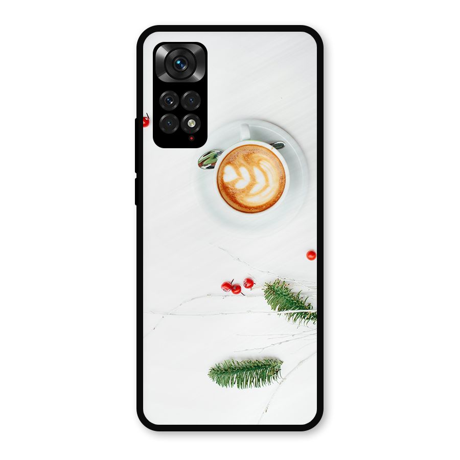 Coffee and Leafs Metal Back Case for Redmi Note 11s