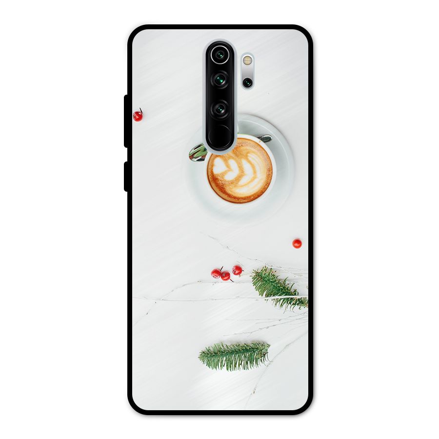 Coffee and Leafs Metal Back Case for Redmi Note 8 Pro
