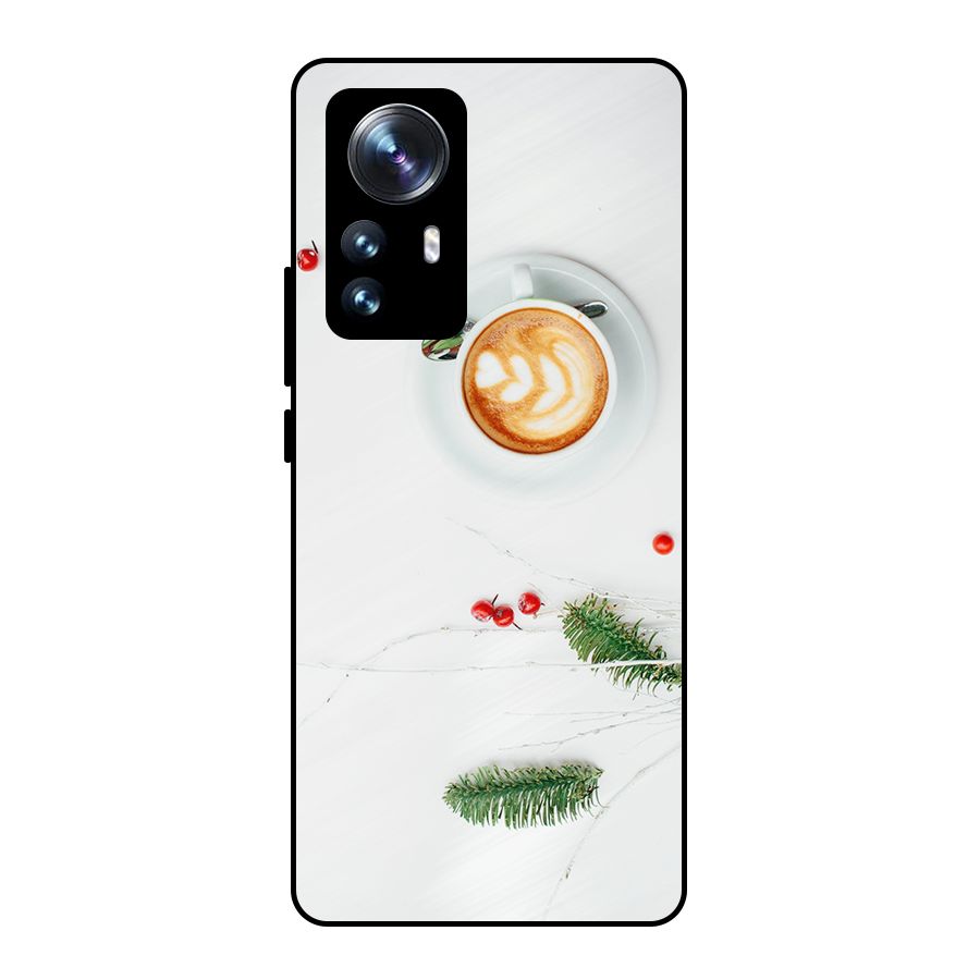 Coffee and Leafs Metal Back Case for Xiaomi 12 Pro