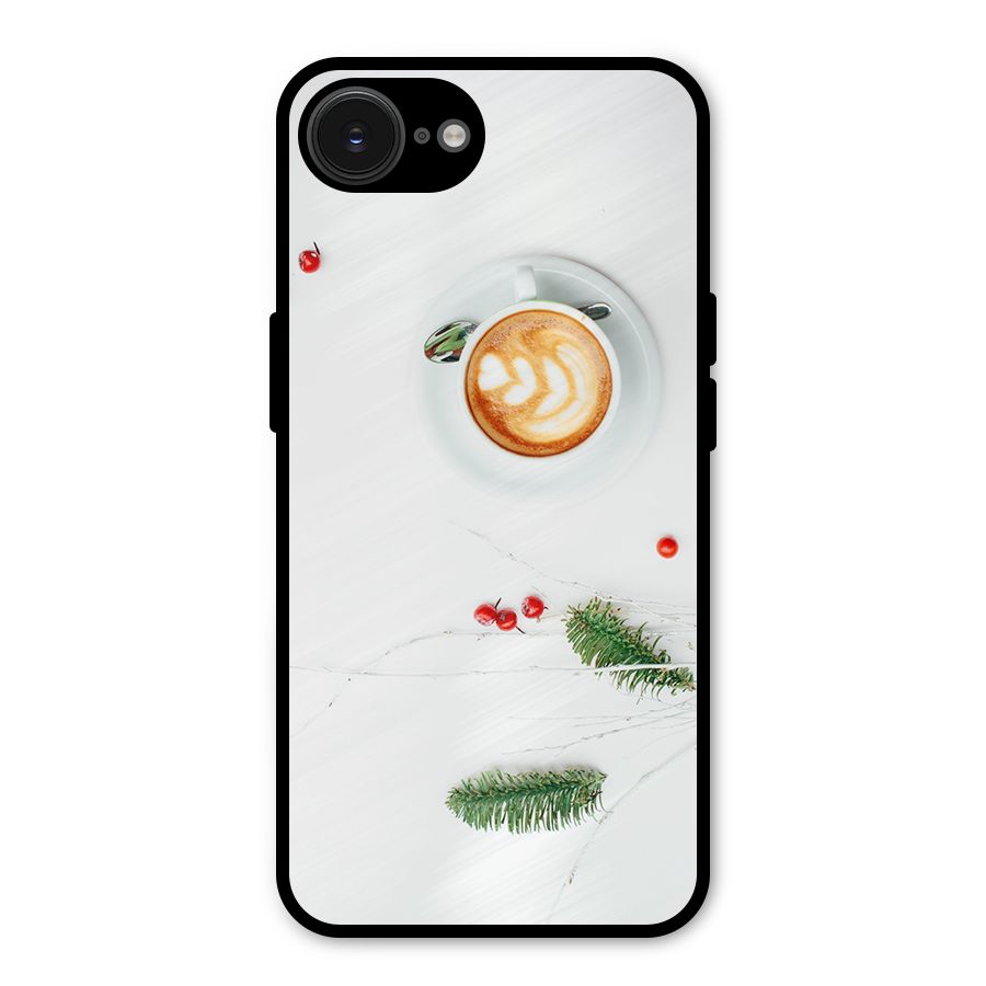 Coffee and Leafs Metal Back Case for iPhone 16e