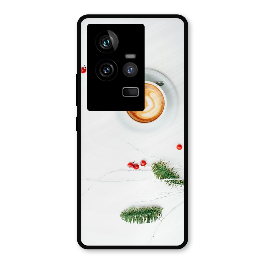 Coffee and Leafs Metal Back Case for iQOO 11 5G