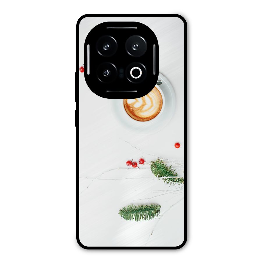 Coffee and Leafs Metal Back Case for iQOO 13