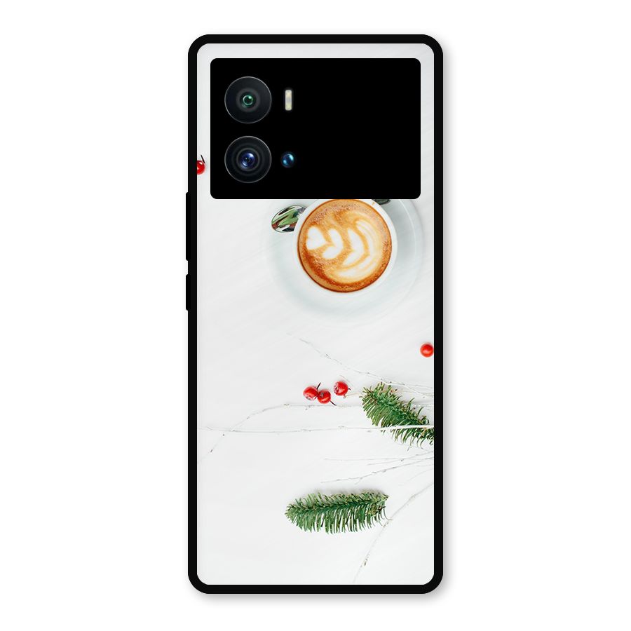 Coffee and Leafs Metal Back Case for iQOO 9 Pro