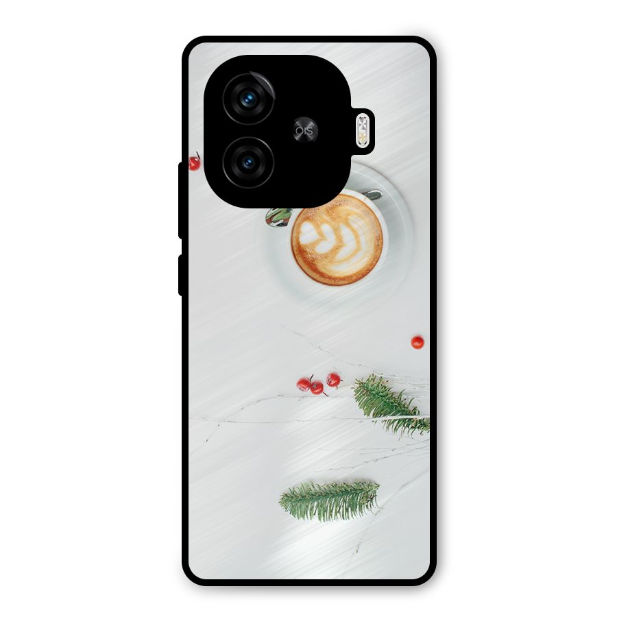 Coffee and Leafs Metal Back Case for iQOO Neo 10R