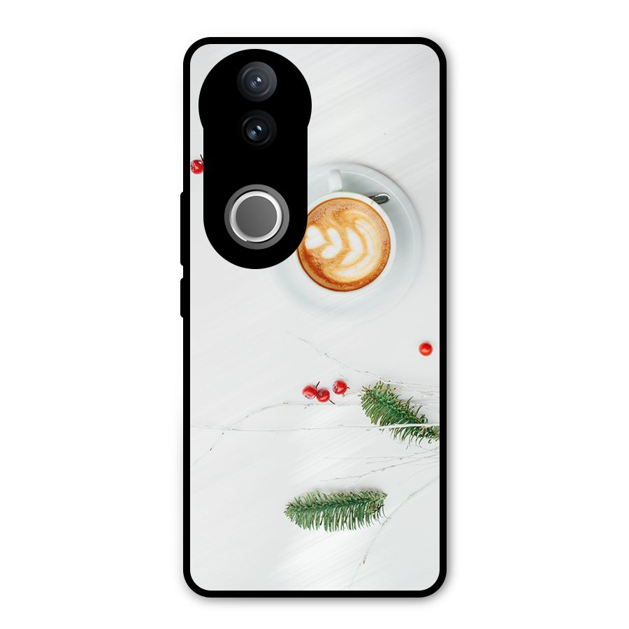 Coffee and Leafs Metal Back Case for iQOO Z10R