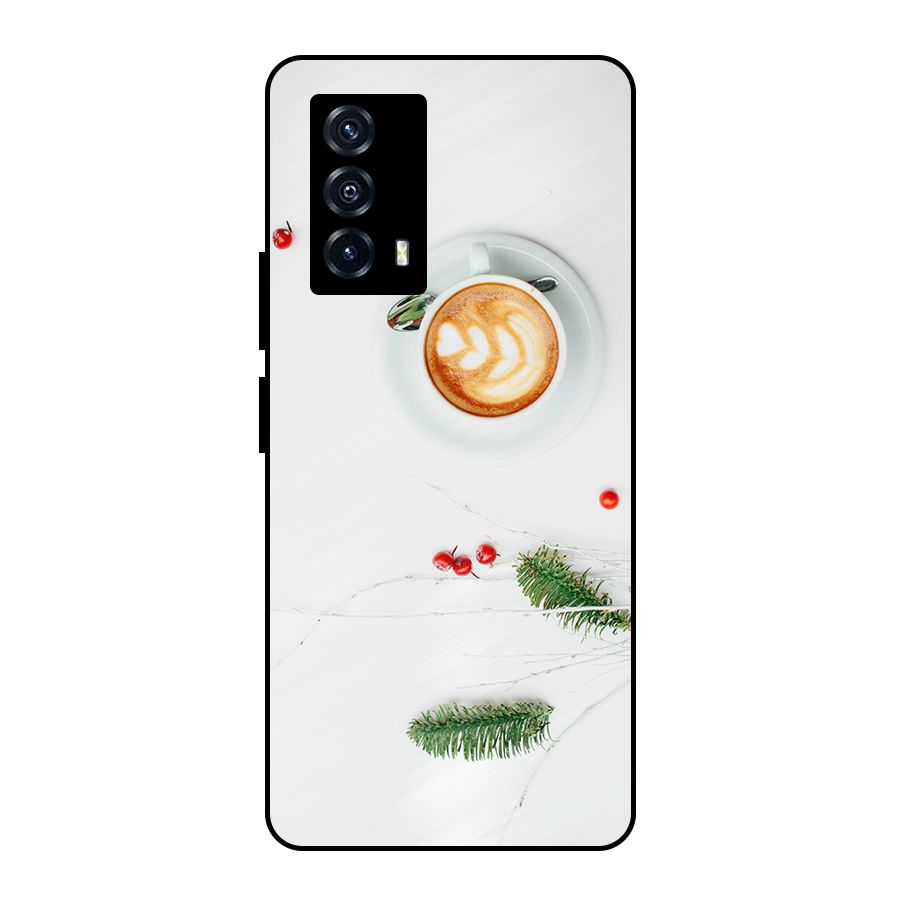 Coffee and Leafs Metal Back Case for iQOO Z5