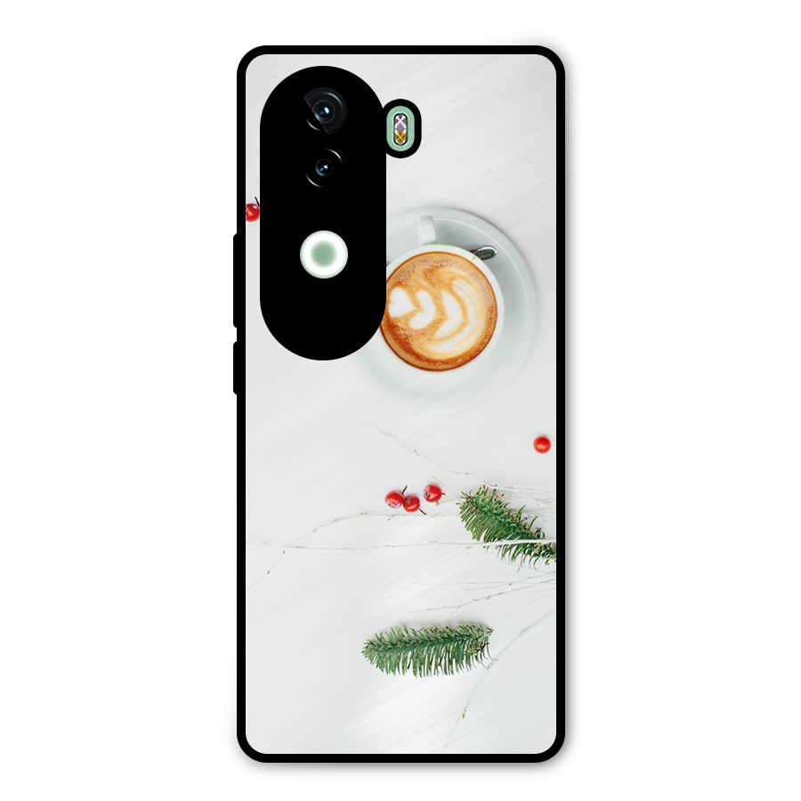 Coffee and Leafs Metal Back Case for iQOO Z9s