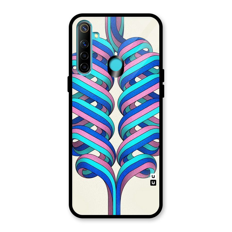 Coil Abstract Pattern Glass Back Case for Realme Narzo 10