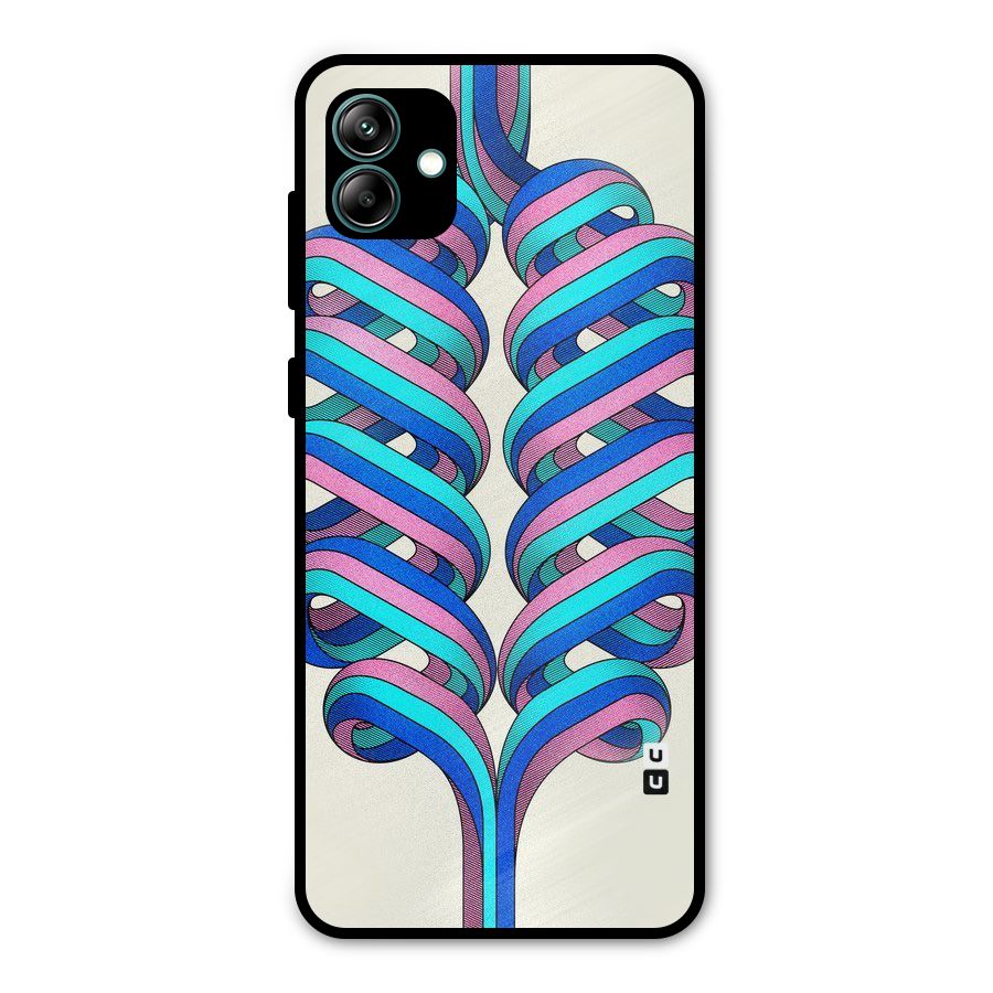 Coil Abstract Pattern Metal Back Case for Galaxy A04