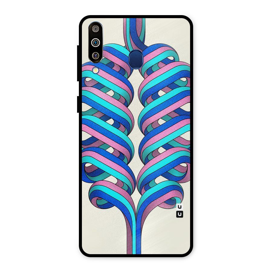 Coil Abstract Pattern Metal Back Case for Galaxy M30