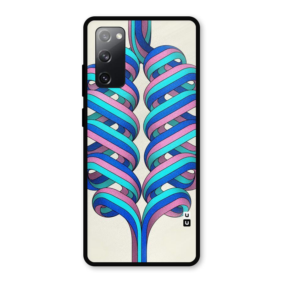 Coil Abstract Pattern Metal Back Case for Galaxy S20 FE