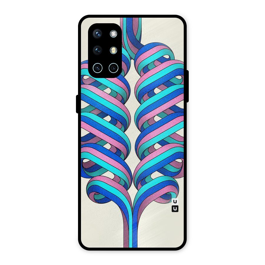 Coil Abstract Pattern Metal Back Case for OnePlus 9R
