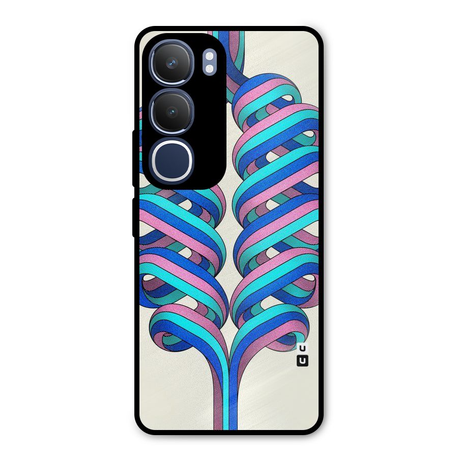 Coil Abstract Pattern Metal Back Case for Vivo Y29