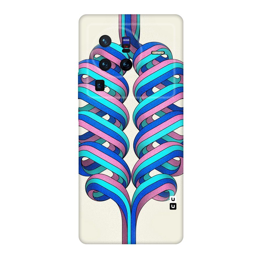 Coil Abstract Pattern Original Polycarbonate Back Case for Vivo X80